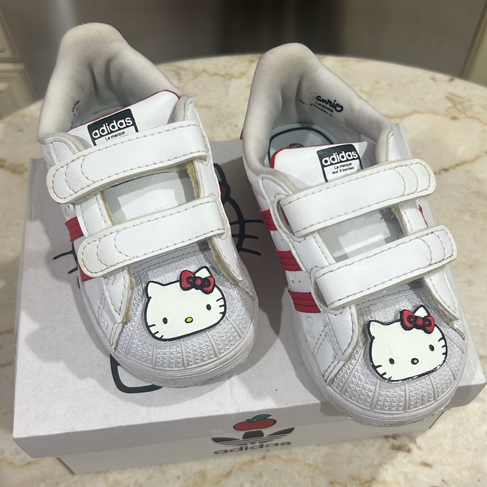 Adidas Hello Kitty Kids Sneakers - White and Red